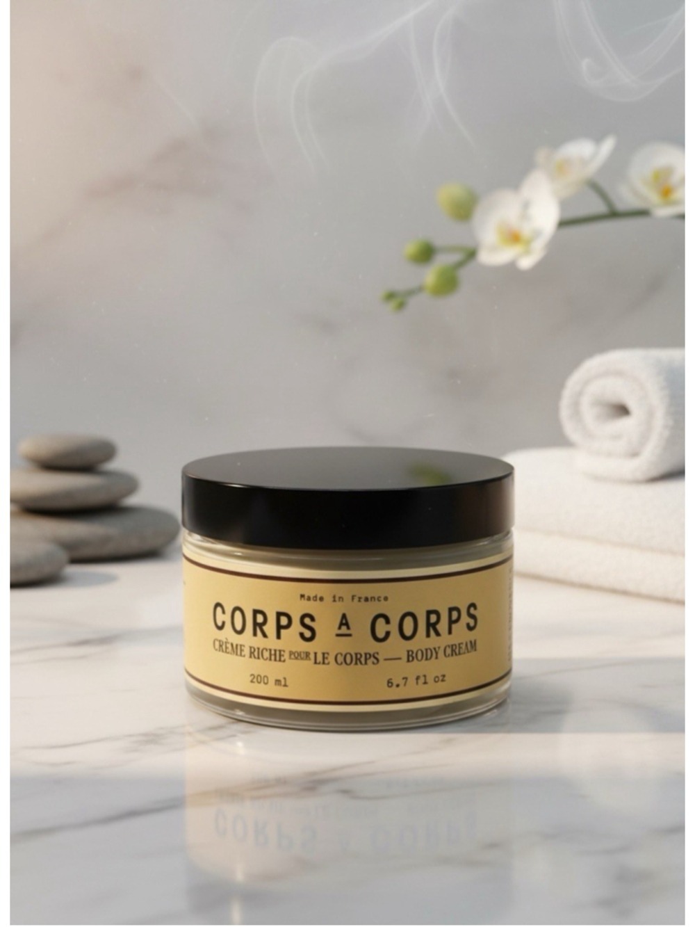 Bastide Corps-à-Corps Deep Repair Body Cream 200ml 6.8 oz Made in France New